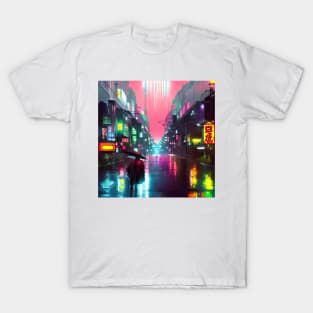 Neon Tokyo - Night Lights - Unrealistic T-Shirt